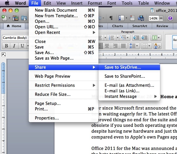 where install fonts for office for mac 2011